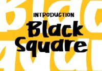 Blacksquare Font - Featured Image