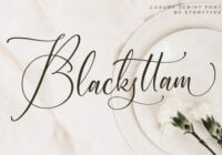 Blacksttam Font - Featured Image