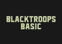 Blacktroops Basic Font - Featured Image