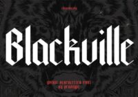 Blackville Font - Featured Image