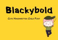 Blackybold Font - Featured Image