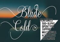 Blade Cold Font - Featured Image