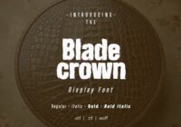 Blade Crown Font - Featured Image