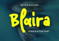 Blaira Font - Featured Image