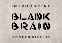 Blank Brain Font - Featured Image