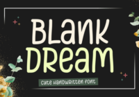 Blank Dream Font - Featured Image