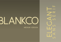 Blankco Medium Font - Featured Image