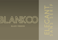 Blankco Outline Black Font - Featured Image