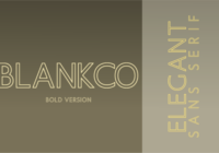 Blankco Outline Bold Font - Featured Image