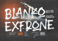 Blanko Exfrone Font - Featured Image