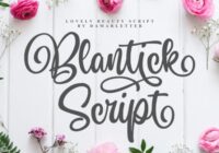 Blantick Font - Featured Image