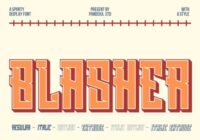 Blasher Font - Featured Image
