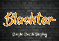 Blashter Font - Featured Image