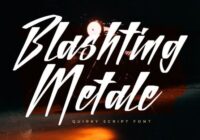 Blashting Metale Font - Featured Image
