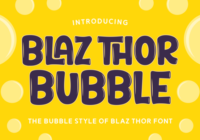 Blaz Thor Bubble Font - Featured Image