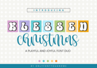 Blessed Christmas Duo Font - Featured Image