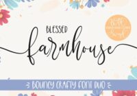 Blessed Farmhouse Font - Featured Image