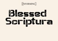 Blessed Scriptura Font - Featured Image