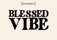 Blessed Vibe Font - Featured Image