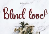 Blind Love Font - Featured Image