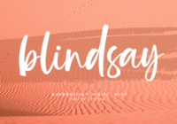 Blindsay Font - Featured Image