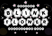 Blink Flower Font - Featured Image