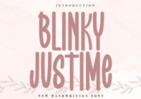 Blinky Justime Font - Featured Image