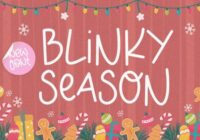 Blinky Season Font - Featured Image