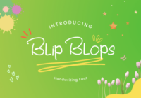 Blip Blops Font - Featured Image
