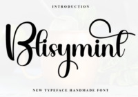 Blisymint Font - Featured Image