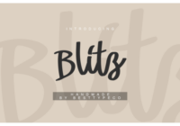 Blitz Font - Featured Image