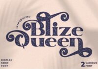 Blize Queen Font - Featured Image