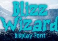 Blizz Wizard Font - Featured Image