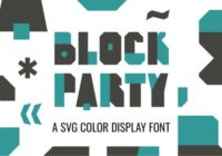 Block Party Font - Featured Image