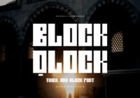 Block Qlock Font - Featured Image