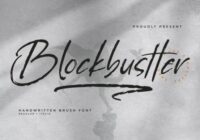 Blockbustter Font - Featured Image