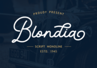 Blondia Font - Featured Image