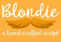 Blondie Font - Featured Image