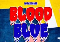 Blood Blue Font - Featured Image