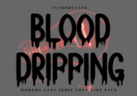 Blood Dripping Font - Featured Image