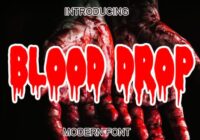 Blood Drop Font - Featured Image
