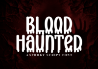 Blood Haunted Font - Featured Image