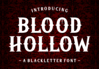 Blood Hollow Font - Featured Image