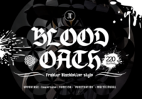Blood Oath Font - Featured Image