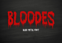 Bloodes Font - Featured Image
