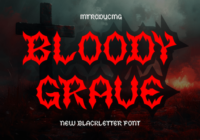 Bloody Grave Font - Featured Image