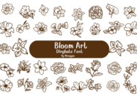 Bloom Art Font - Featured Image