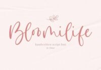 Bloomilife Font - Featured Image