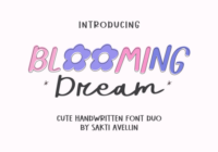 Blooming Dream Font - Featured Image