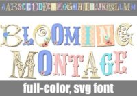 Blooming Montage Font - Featured Image